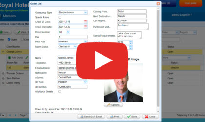 Front desk Module Presentation